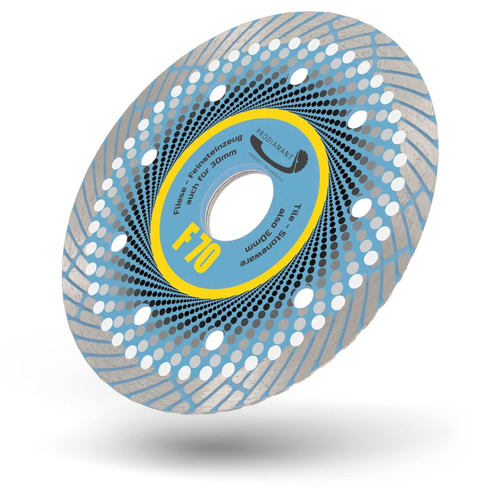 PRODIAMANT Profi Premium Diamant-Trennscheibe Feinsteinzeug F70 extra dünn 115 mm x 22,2 mm Fliesens