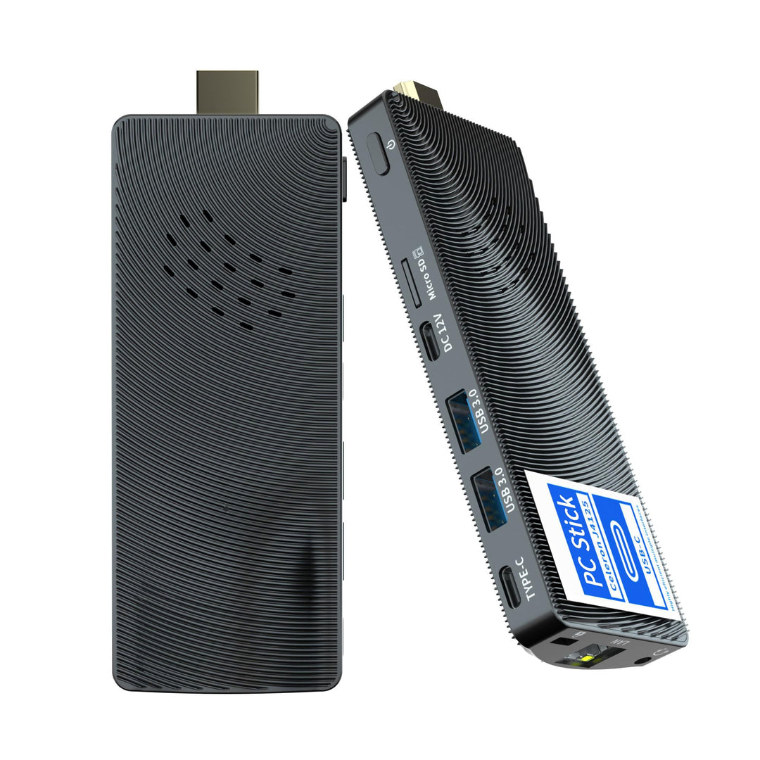 HEIGAOLAPC Mini PC Stick,Win 11 8GB RAM 128GB eMMC Celeron J4115 2.7 GHz, USB-C Fanless Desktop PC,