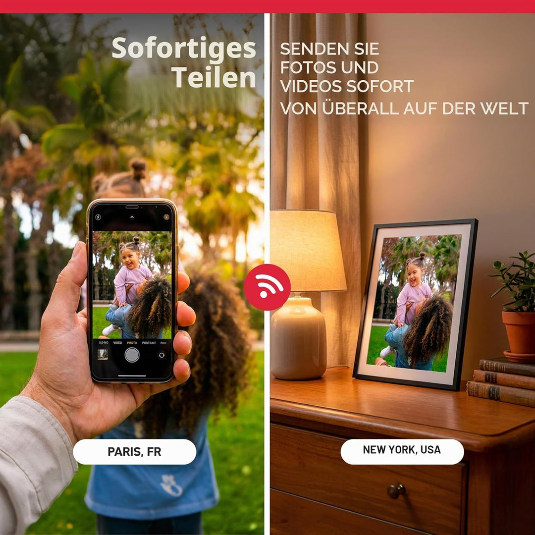 Agfa Photo - Bilderrahmen Realview 10' 10 Zoll mit WLAN, 10 Zoll mit WLAN