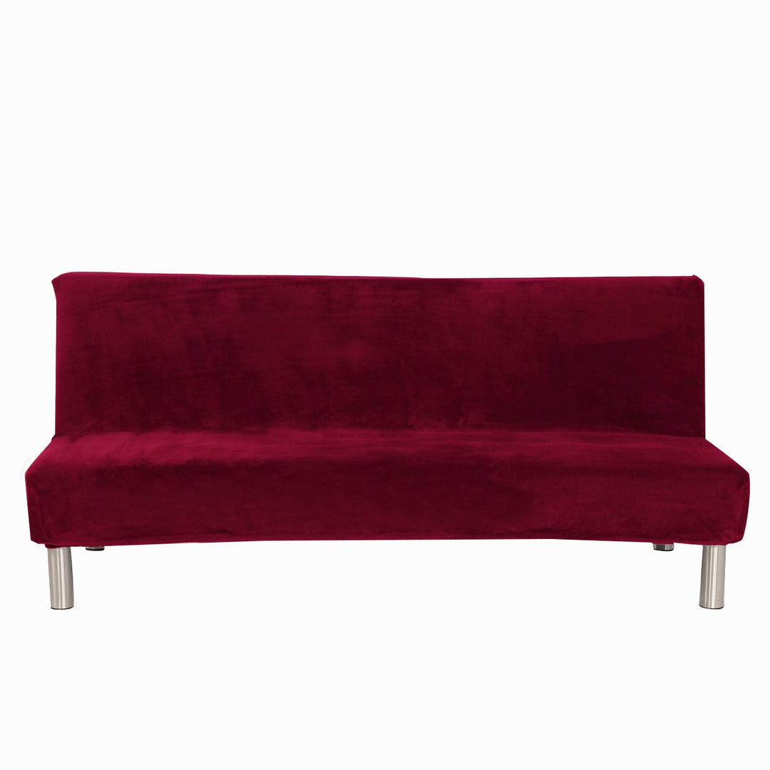 Sofa-Schonbezug aus Samt und Plüsch, 3-Sitzer, für den Winter, dicker Stretchstoff, Sofabettbezug, e