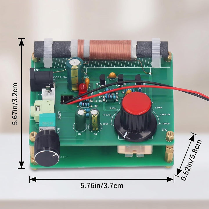 AM600 Mittelwellen Sender Platine Frequenzbereich 600 bis 1500 kHz 3.5mm Audio Buchse 5 bis 12 Volt