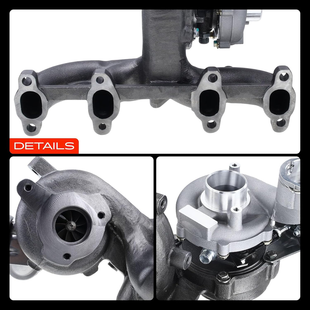Frankberg Turbolader Kompatibel mit Golf IV 1J1 1.9 TDI 1.9 TDI 4.m.o.t.i.o.n 2000-2005 B.o.r.a 1J2