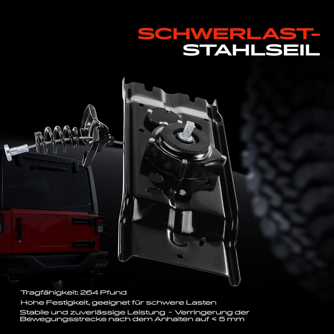 Frankberg Ersatzrad Reserverad Seilwinde Vorne für Grand Cherokee III WH WK 3.0L-6.1L 2004-2011 924-