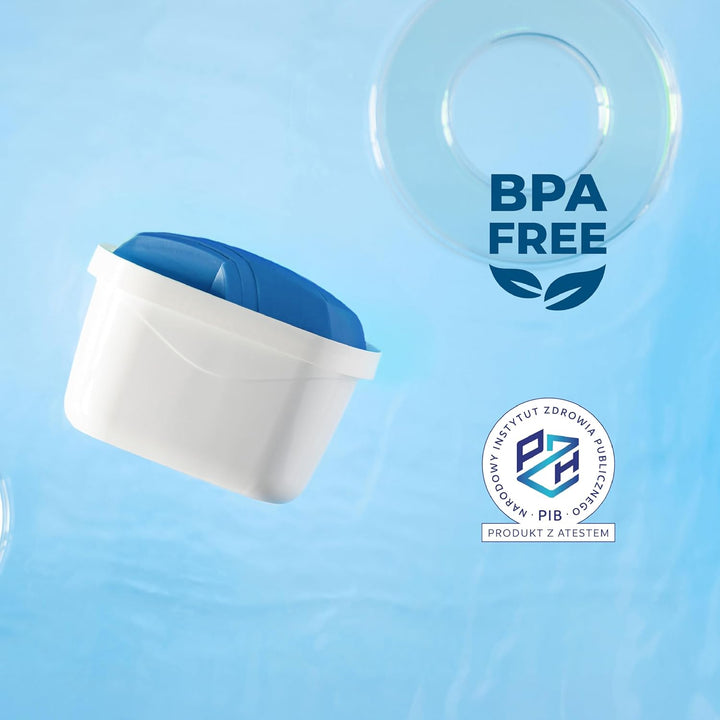 Wessper Wasserfilter Kartuschen für Wasser Kanne, AQUAMAX SPORT Filter Trinkwasser Ideal für Sportle