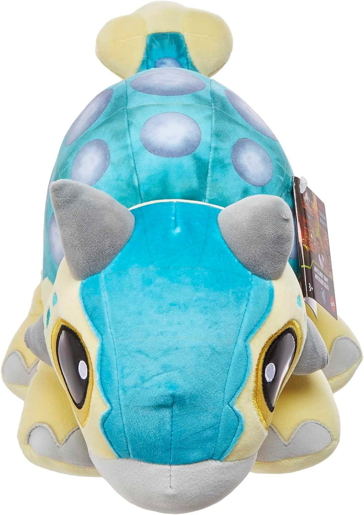 Jurassic World Ankylosaurus - Funktionsplüsch Kuscheltier, 38cm, bewegliche Beine und Brüllsound, fü