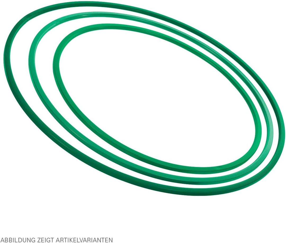 Gymnastikreifen aus Kunststoff, 4er-Set, ø 60 cm Grün, Grün