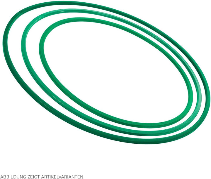 Gymnastikreifen aus Kunststoff, 4er-Set, ø 60 cm Grün, Grün
