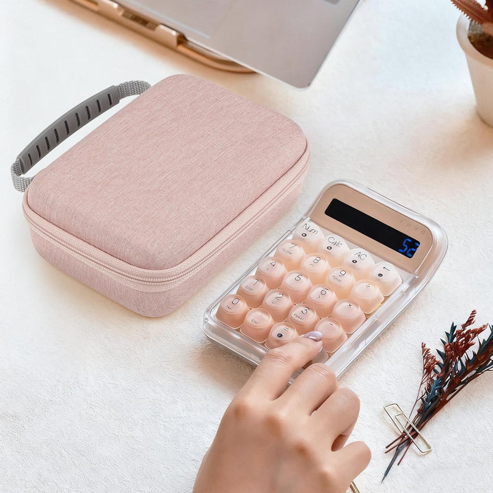 GEEKRIA Hartschalen-Reiseetui mit Ziffernblock, kompatibel mit LOFREE Foundation-Numpad/Lippenstift-