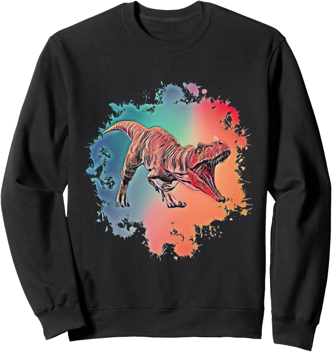 Tyrannosaurus Rex Dinosaurier Motiv Fleischfresser Dino Sweatshirt