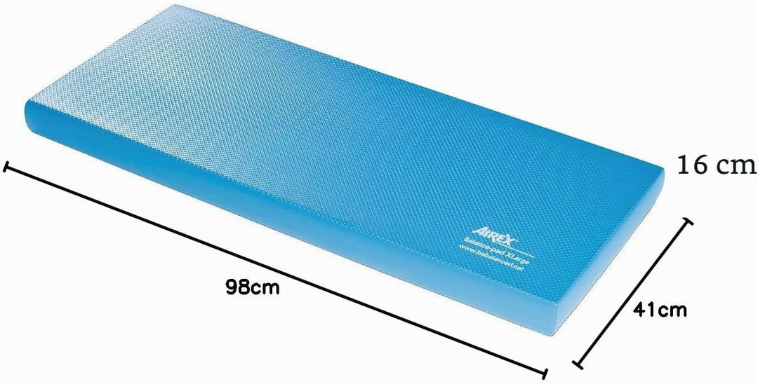 Airex Balance-Pad XL-Trainingsmatte, 98 x 41 x 6 cm, Blau