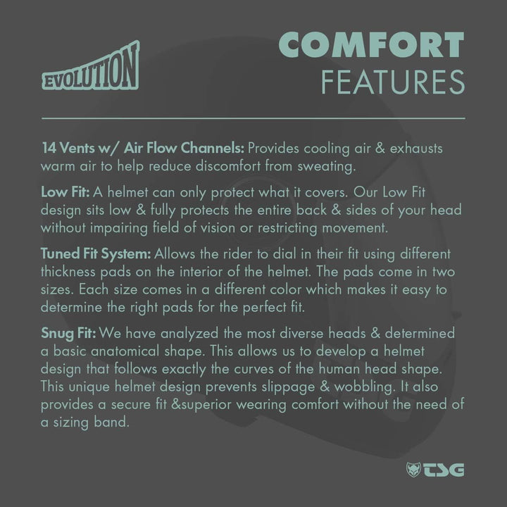 TSG Helm Evolution Solid Color L/XL (57-59cm) grün (satin olive), L/XL (57-59cm) grün (satin olive)