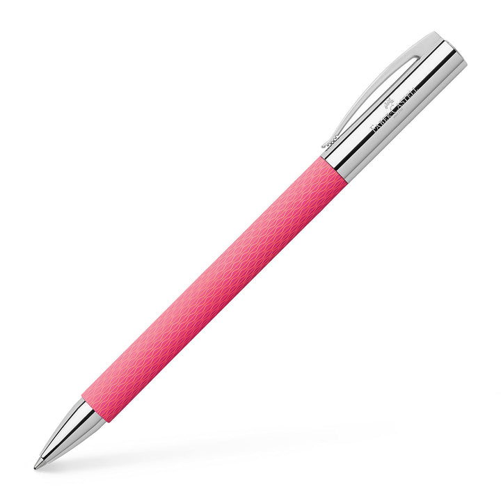 Faber-Castell 149619 - Dreh-Kugelschreiber AMBITION OpArt, Pink Sunset