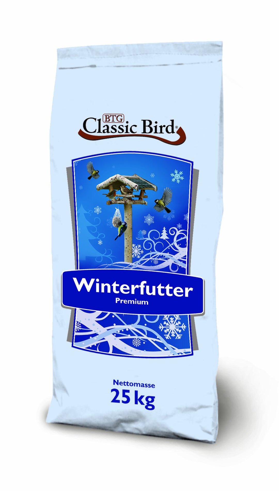 CLASSIC BIRD Vogelfutter Winterstreufutter 25 kg, Vogelfutter Wildvogel, Vogelfutter Sonnenblumenker