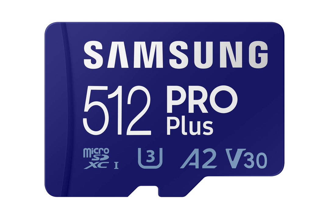 Samsung PRO Plus microSD Speicherkarte (MB-MD512KA/EU), 512 GB, UHS-I U3, Full HD & 4K UHD, 160 MB/s