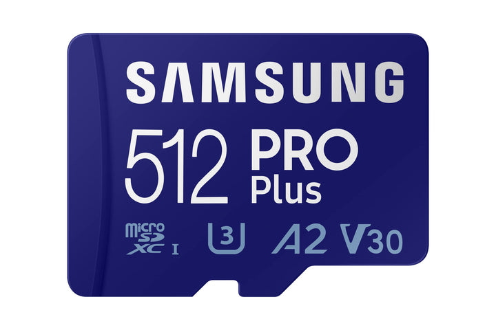 Samsung PRO Plus microSD Speicherkarte (MB-MD512KA/EU), 512 GB, UHS-I U3, Full HD & 4K UHD, 160 MB/s