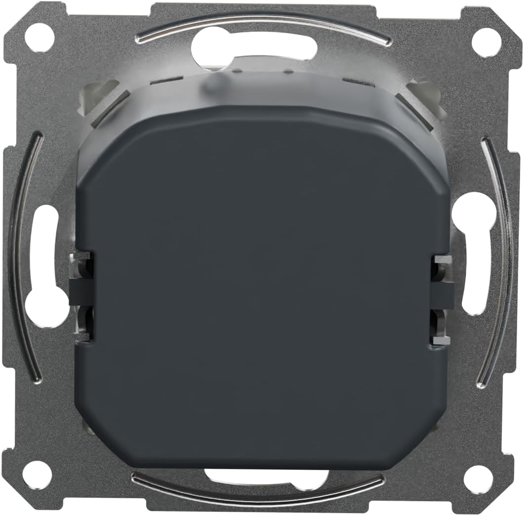 Schneider Electric Asfora EPH6870121D Dimmerschalter, Drehdimmer für LED Lampen Halogenlampen, 230V,
