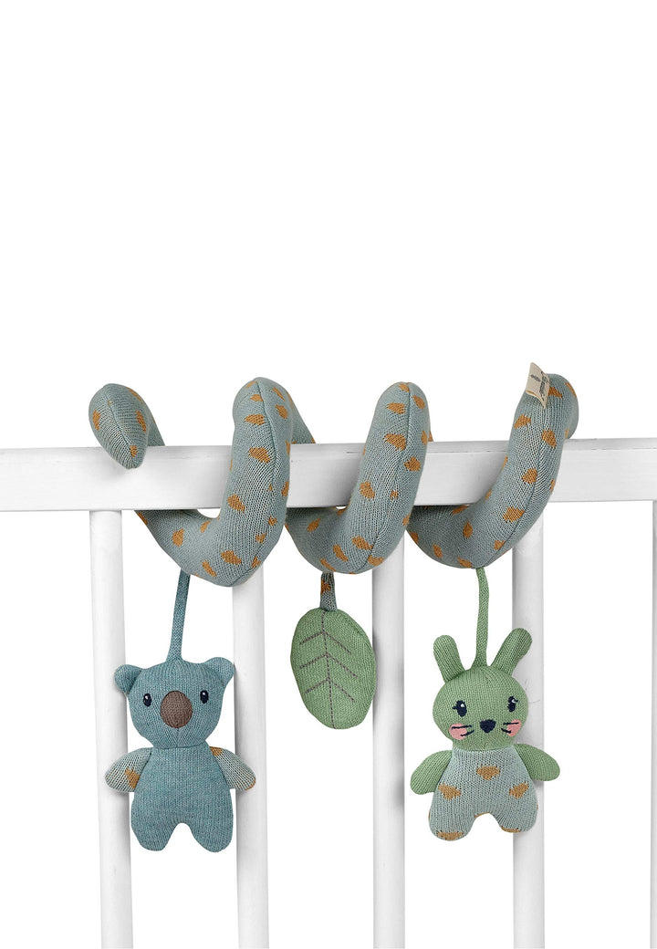 Sterntaler 6612170 Stay TRUE to nature Spielzeugspirale, Hase Kinni und Koala Kalla, Alter: Für Baby