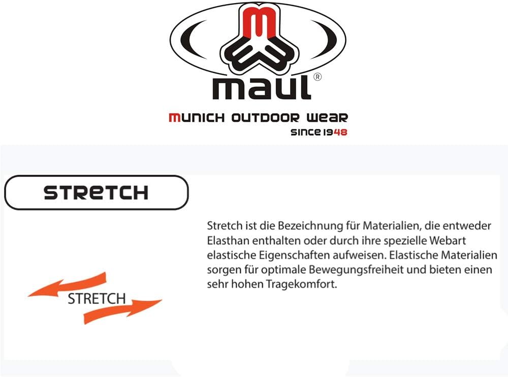 Maul Damen Hose Trail, 24 Schwarz