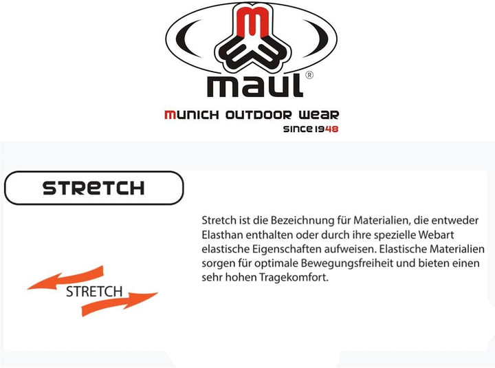 Maul Damen Hose Trail, 24 Schwarz