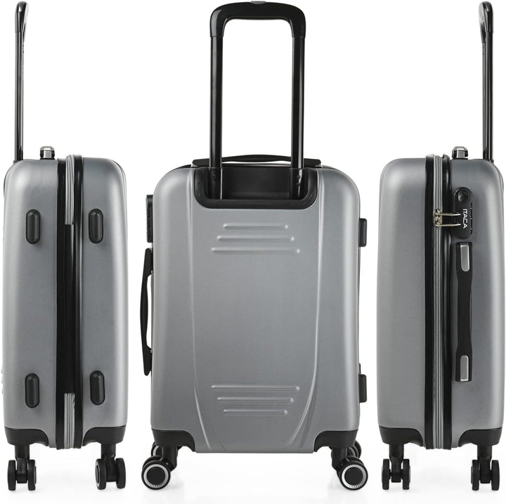 ITACA - Trolley Handgepäck Cabin Trolley Koffer Reisekoffer Hartschalenkoffer mit Zahlenschloss - Ka