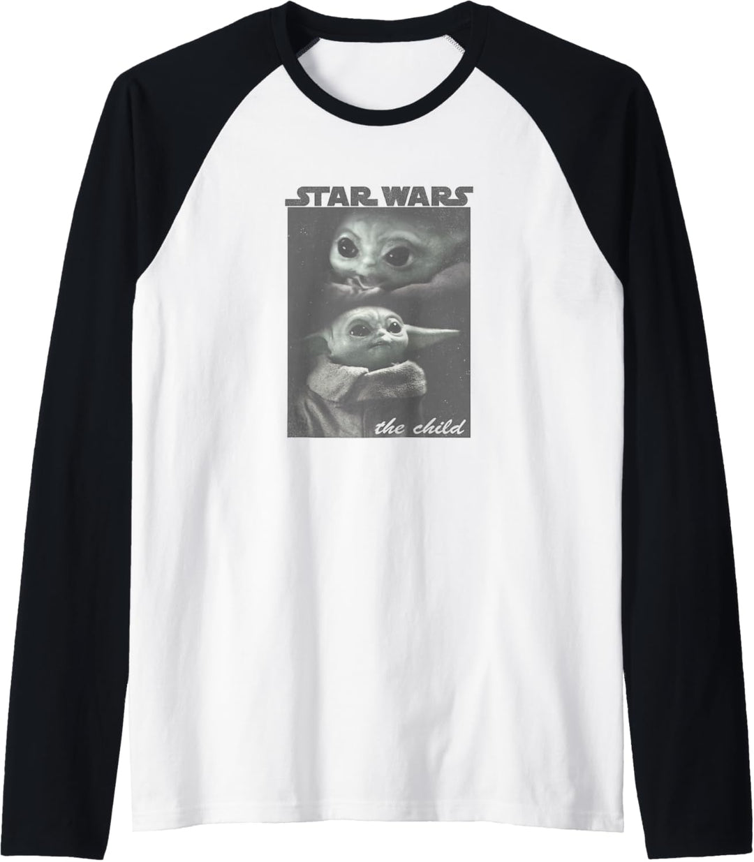 Star Wars: The Mandalorian The Child Collage Poster Raglan