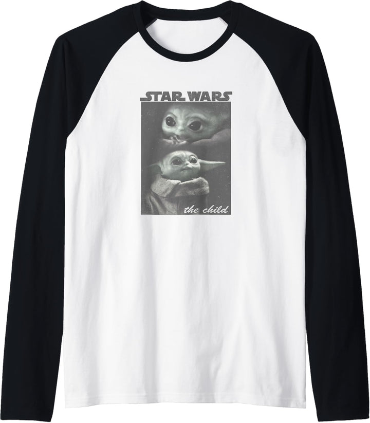 Star Wars: The Mandalorian The Child Collage Poster Raglan