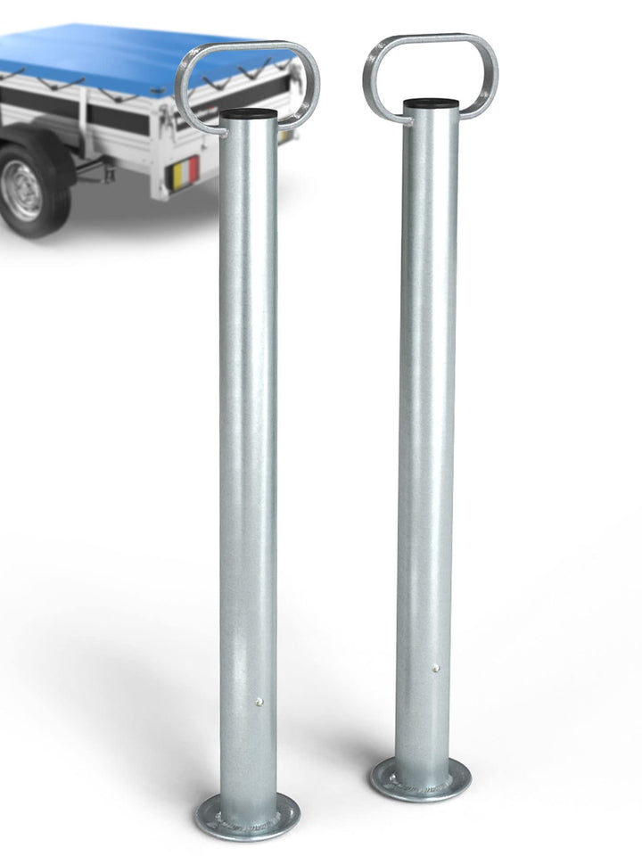 Tarpofix® Anhänger Stützen 600mm (300kg Stützlast) | Hänger Abstellstütze aus verzinktem Stahl | Str