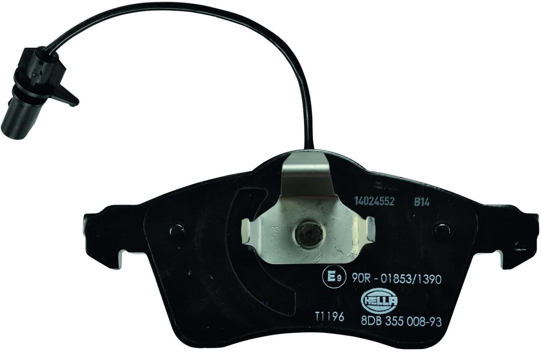 HELLA PAGID 8DB 355 008-931 Bremsbelagsatz - T1196 - Dicke/Stärke: 20.6mm - Bremssystem: Teves - mit