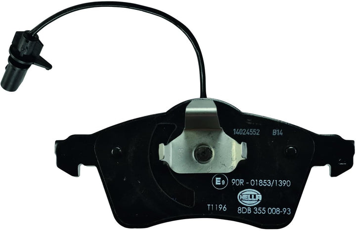 HELLA PAGID 8DB 355 008-931 Bremsbelagsatz - T1196 - Dicke/Stärke: 20.6mm - Bremssystem: Teves - mit