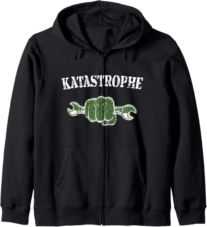Katastrophe Sprüche Bastler Buddies Werkzeug Katastrophe Kapuzenjacke