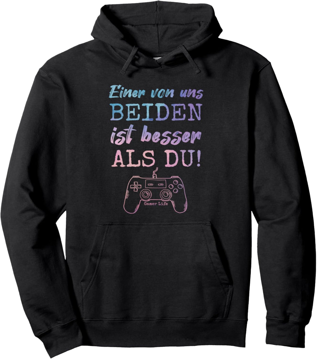 Zocker Gamer Nerd Motiv - lustiger Spruch - Jugendlicher Pullover Hoodie