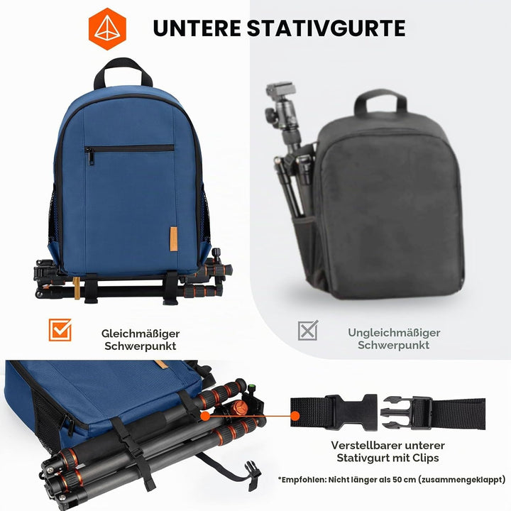 TARION Kamerarucksack Klein Fotorucksack Kameratasche: Kamera Rucksack Kompakt Kamerarucksäcke Leich