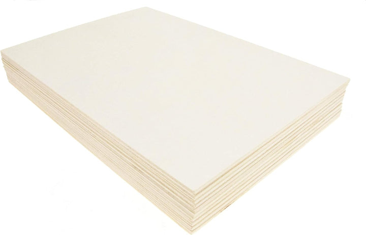 Hagspiel Laubsägeholz, 10 Stk. Sperrholz, Sperrholzplatten, Pappel 4 mm DIN A4 Qualität AB/AB, Laubs