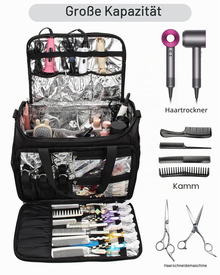 Professionelle Friseur Tasche, Friseur Tasche, Toiletten Reisetasche, Kosmetik Schönheit Friseur Tas