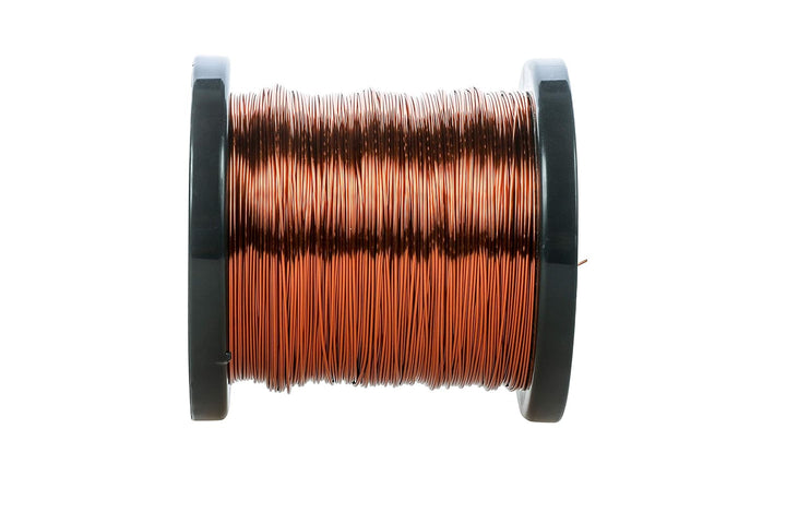 Backlackdraht Kupferlackdraht Durchmesser Ø 1,00 mm 2 kg verbackbar im Ofen Spulen Cu Kupferlack Gra