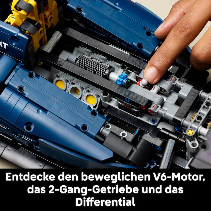 LEGO Technic Oracle Red Bull Racing RB20 F1 Rennauto Modell - Formel 1 Bauset zum Sammeln - V6-Motor