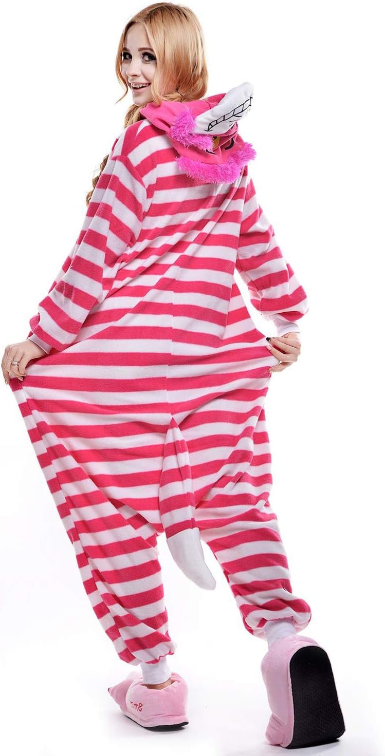 ZKomoL Pyjamas Onesies Cosplay Erwachsene Unisex Tiere Halloween Kostüm Kleid Loungewear, Tigermuste