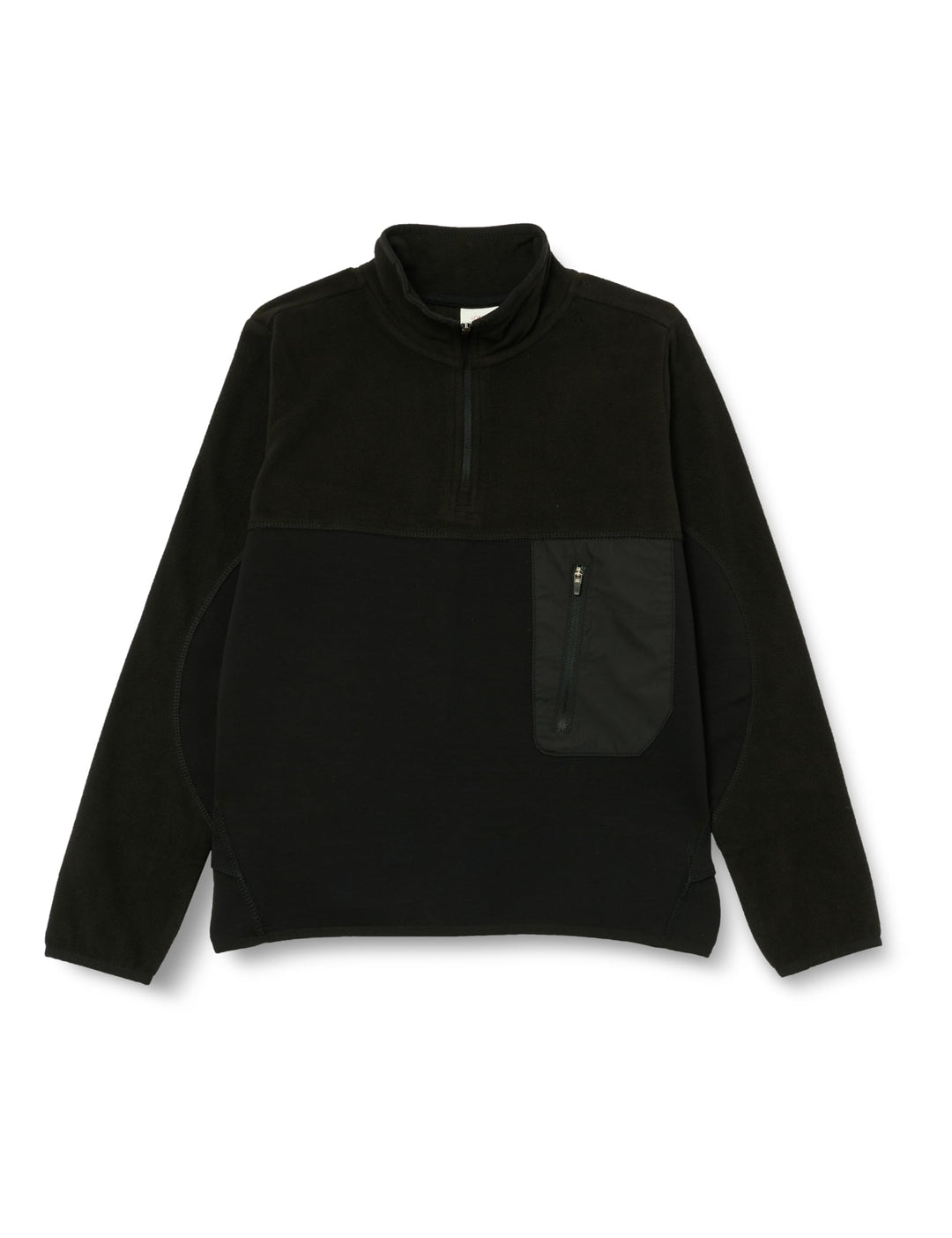 s.Oliver Jungen Sweatshirt im Fabric Mix 152 Schwarz, 152 Schwarz