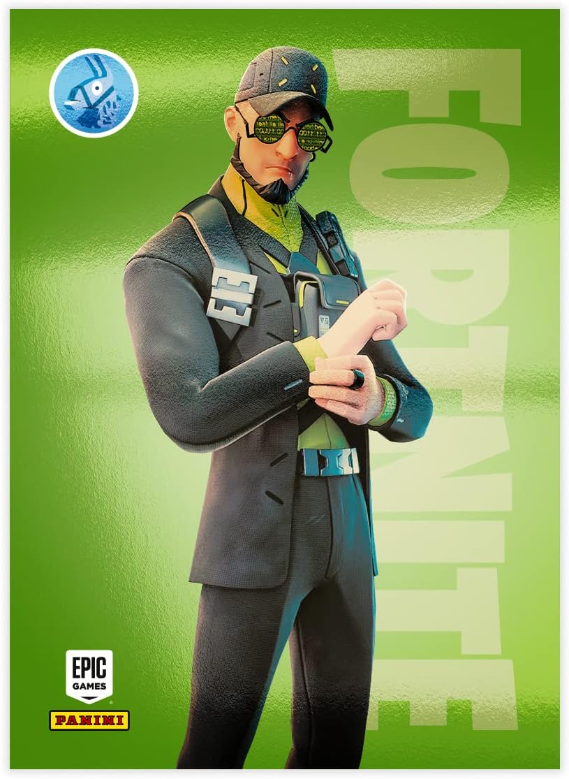 Panini Fortnite Series 3 Trading Cards - Hobby-Box mit 18 Flowpacks 18 Packungen, 18 Packungen