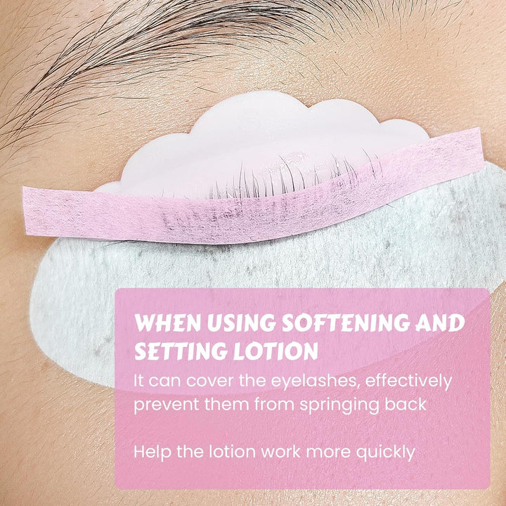 Libeauty Lash Lift Papier, 1000 Stück Wimpernlift Bänder, wiederverwendbares Lash Lift Ribbon, Wimpe