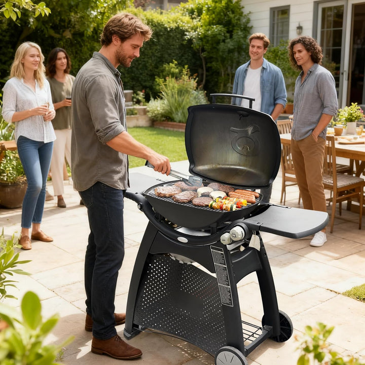 Onlyfire Grillrost Gusseisen für Weber Q300, Q320, Q3000, Q3100, Q3200 Serie Gas Grill,BBQ Ersatz fü