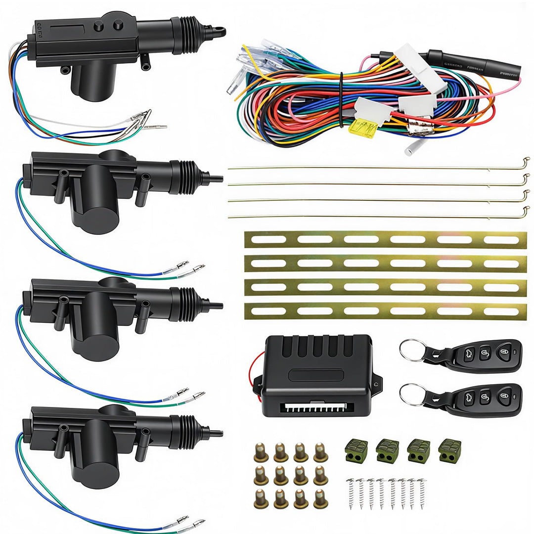 Zentralverriegelung Auto 12V mit Fernbedienung und Keyless System
