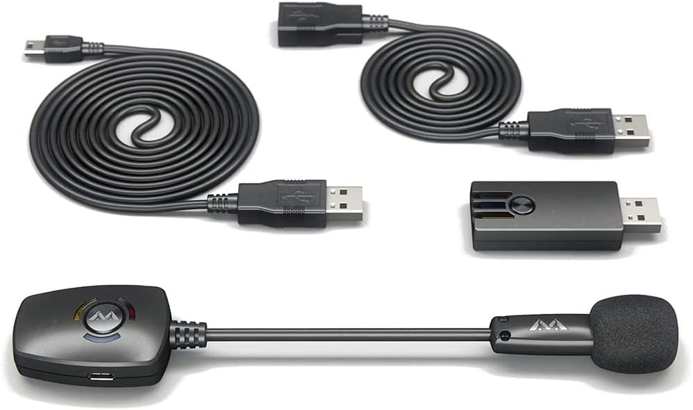 Antlion Audio ModMic kabelloses ansteckbares Mikrofon Uni- und Omni-direktionales Mikrofon mit Stumm