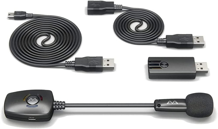 Antlion Audio ModMic kabelloses ansteckbares Mikrofon Uni- und Omni-direktionales Mikrofon mit Stumm