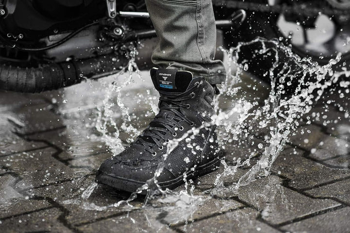 SHIMA Herren Rebel Men Wp Motorradschuhe, Schwarz, 41 EU Schwarz 41 EU Motorradschuhe, Schwarz 41 EU