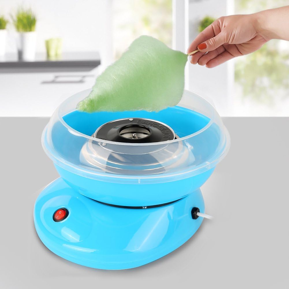 Zuckerwattemaschine für Zuhause mit Zubehör, Zuckerwatte Zucker Set für Zuhause Kindergeburtstag Par