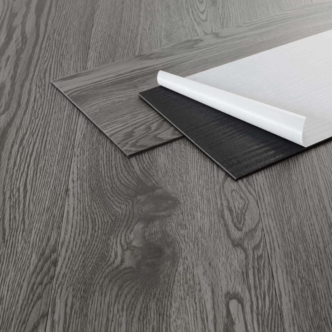 ML-Design Deluxe PVC Bodenbelag, Selbstklebende Vinyl-Dielen, Vinylboden, 91,5 cm x 15,3 cm x 2 mm,