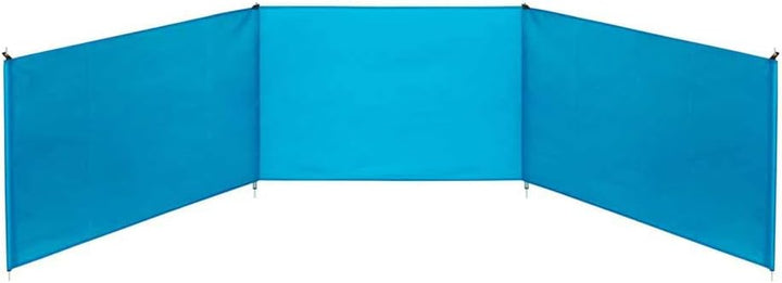 AKTIVE Unisex-Jugendliche 53442 Faltbarer Strand-Windschutz, blau, 200 x 75 cm, 200 x 75 cm