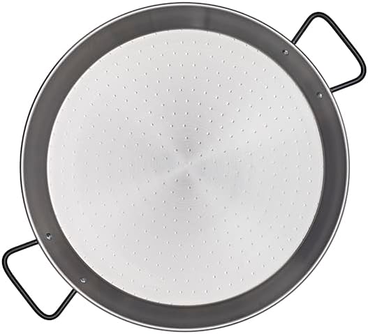 Garcima Paella Pfanne Stahl poliert, grau, 45 cm, 1 Stück Large, Large