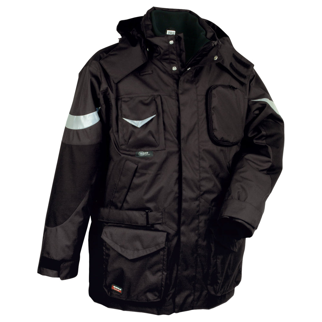 Cofra V006-0-05.Z50 Winterparka "Icestorm", schwarz, 50 Black / Black 50, Black / Black 50